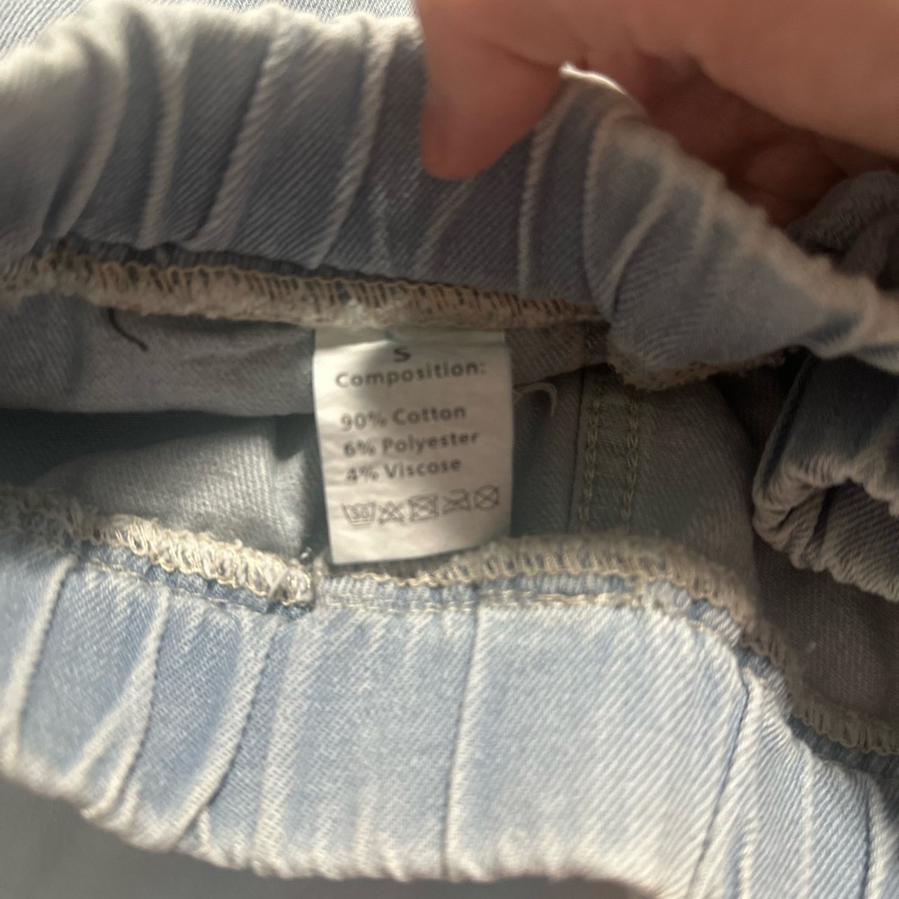 Gray Denim Shorts - Picture 5 of 7